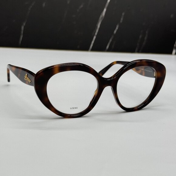 NEW LOEWE LW50088I 052 WOMEN EYEGLASSES HAVANA LOEWE EYEWEAR - Picture 1 of 10